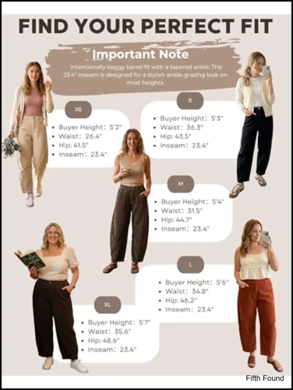 Women's Corduroy Barrel Pants Mid-Rise Elastic Waist Wide Leg Trousers with